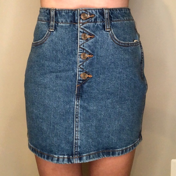 NWT Garage Jean Skirt - Picture 1 of 5